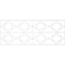Ekena Millwork Set of Four Panels for 94 1/2"W x 36 1/4"H Gypsum Fretwork Wainscot Wall Paneling WPKP18X01X47GYP - alternate 3
